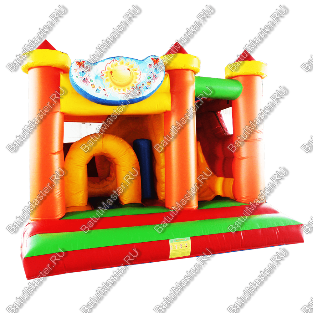 Надувной батут "Солнечный домик" 4*3,5*3м