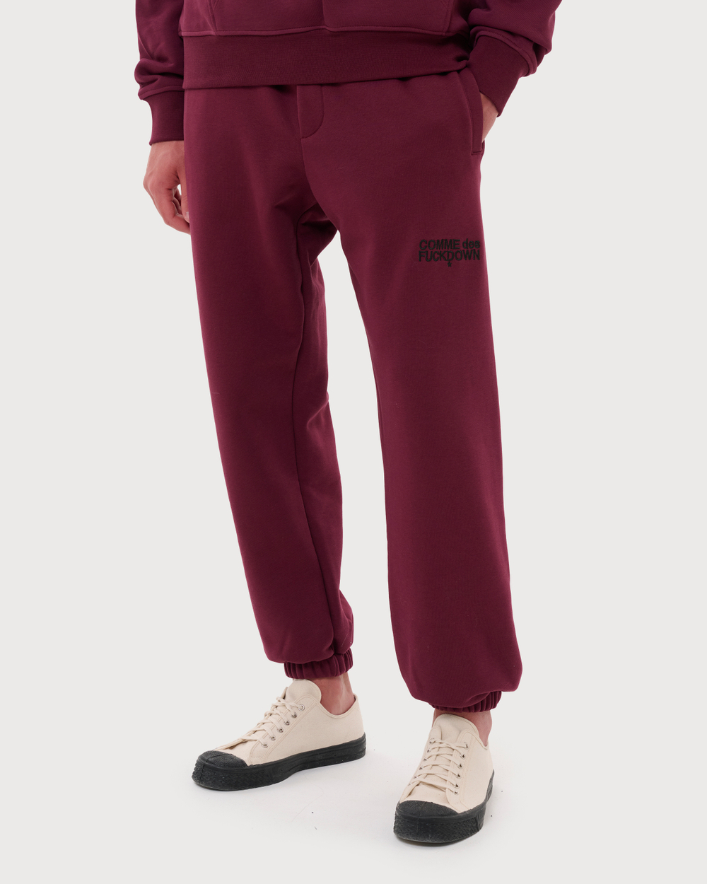 COMME DES FUCKDOWN БРЮКИ БОРДОВЫЕ
