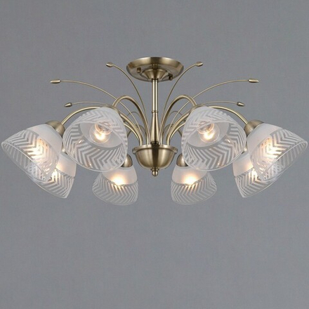 Люстра на штанге ILLUMICO AREZZO IL0594-8CSQ-25 AB AREZZO