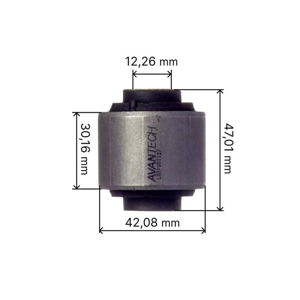 Сайлентблок задней цапфы, верхний Avantech ASB0323