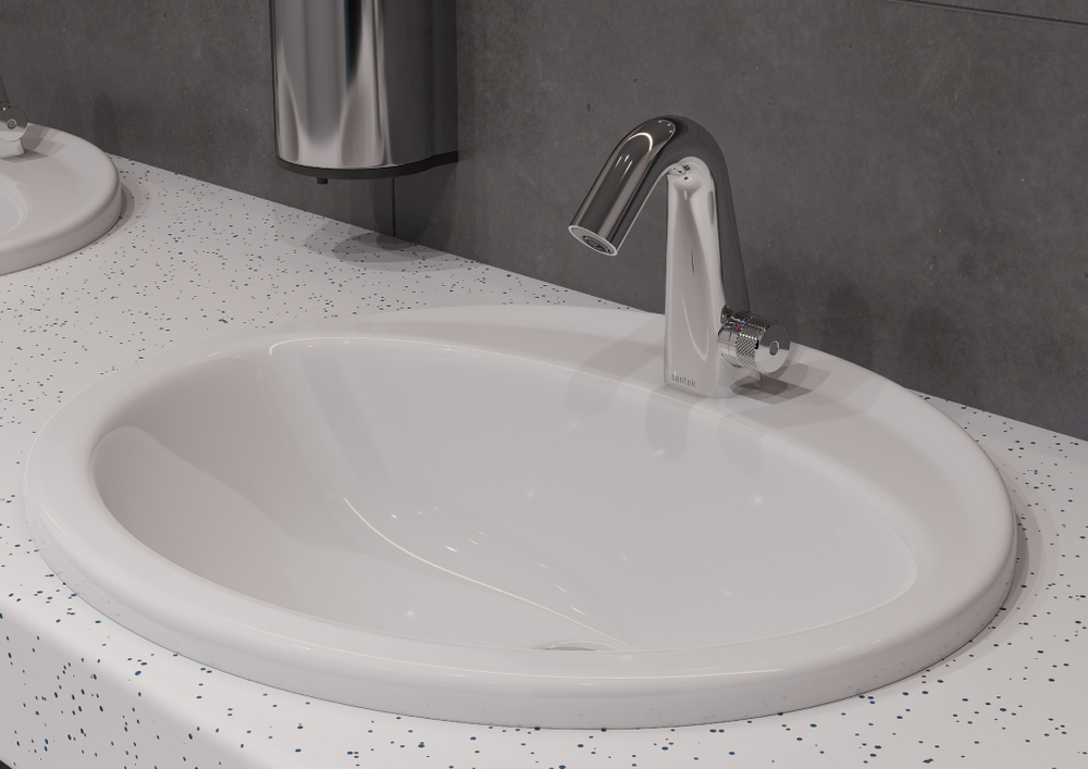 Смеситель Santek Космо для раковины, электронный, 220В/6В, хром, WH5A06019C001