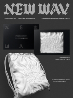 Альбом TREASURE - NEW WAV 4th Mini Album DRAWSTRING BAG Version (LIMITED)