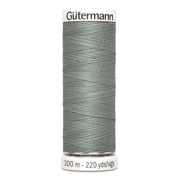 Нитки универсальные Gutermann Sew-all 100 (200 метров), 5 кат. | 634 пепельно серовато-зеленый