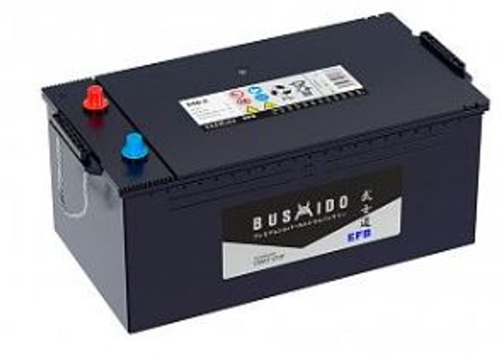 Аккумулятор 6СТ-240 А.ч., обр.п., L+, BUSHIDO EFB