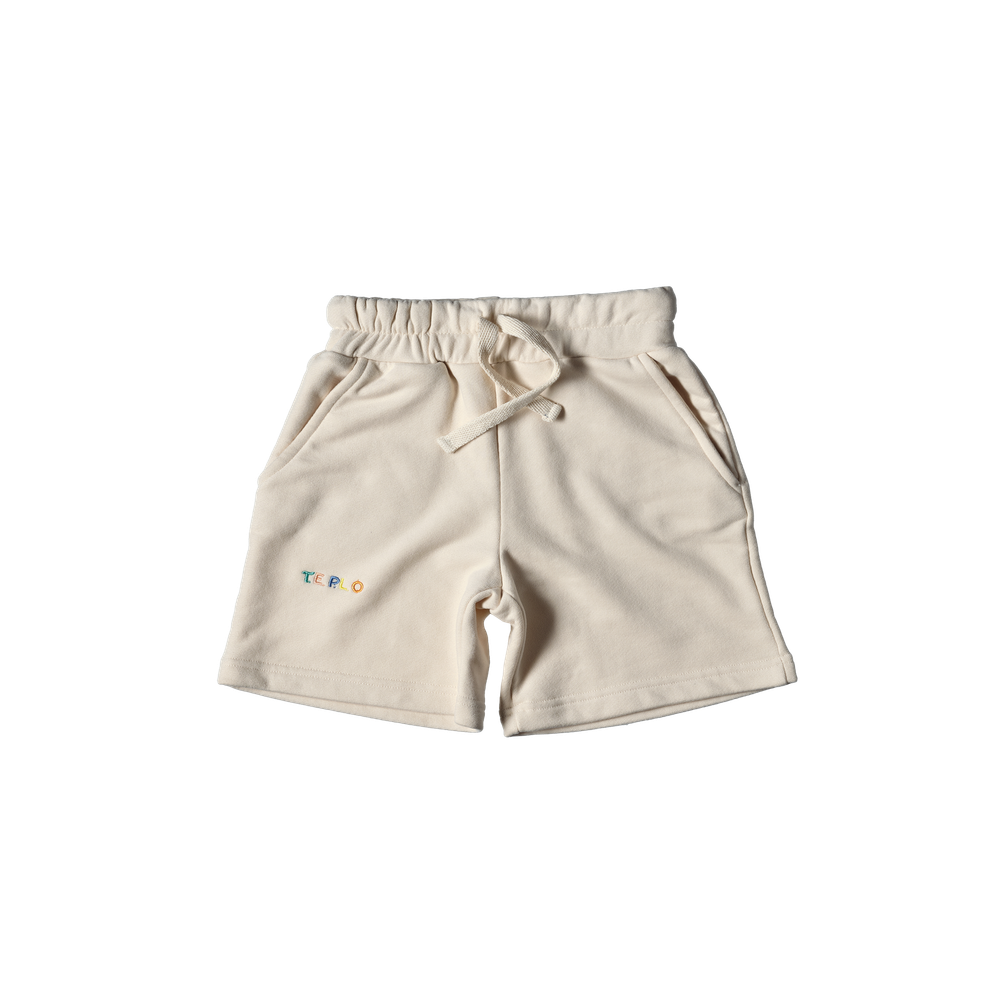 Шорты прямые с фирменным логотипом Зефир