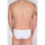 Мужские трусы слипы в красно-белую полоску Cosmos Colors FC20_RW