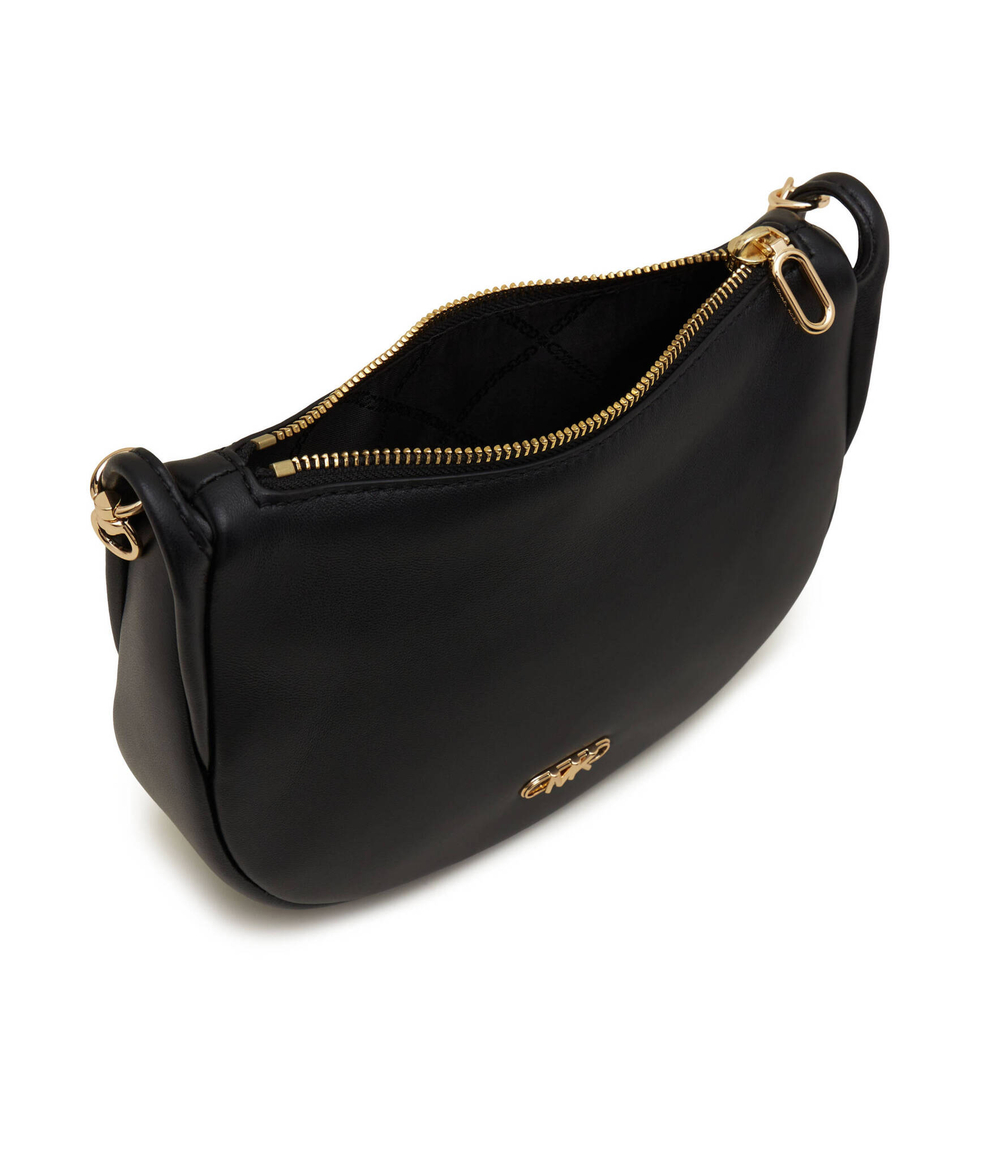 Кожаная сумка хобо Michael Kors - черный(32H3G8NC1L)