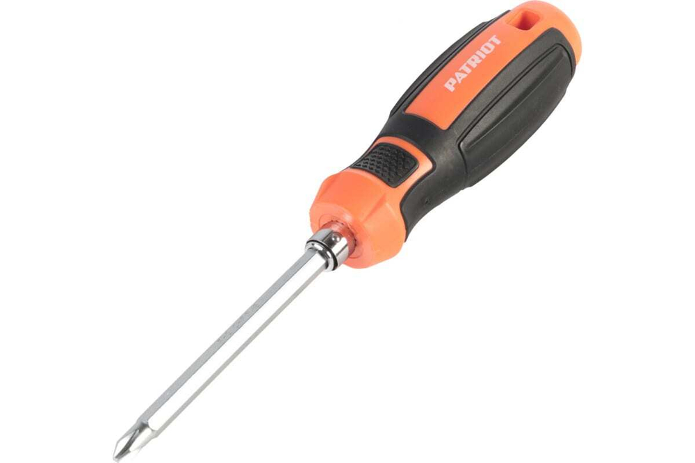 Отвертка Patriot с двусторонним стержнем, CR-V, PH2-SL6 x 100, 0.04 кг