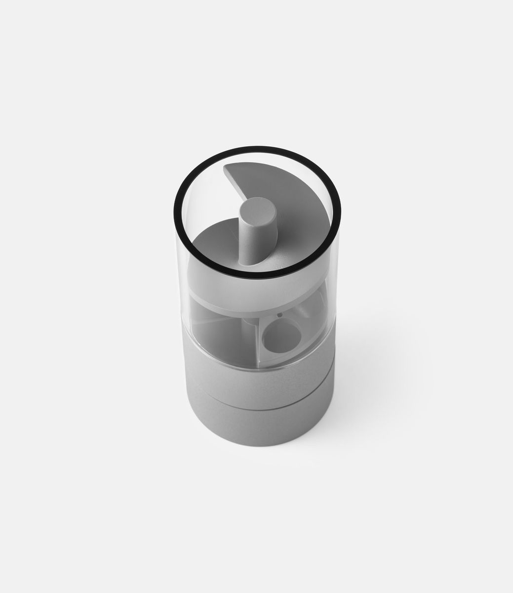 Zenlet CoinDrift Transparent Grey — спиральная копилка