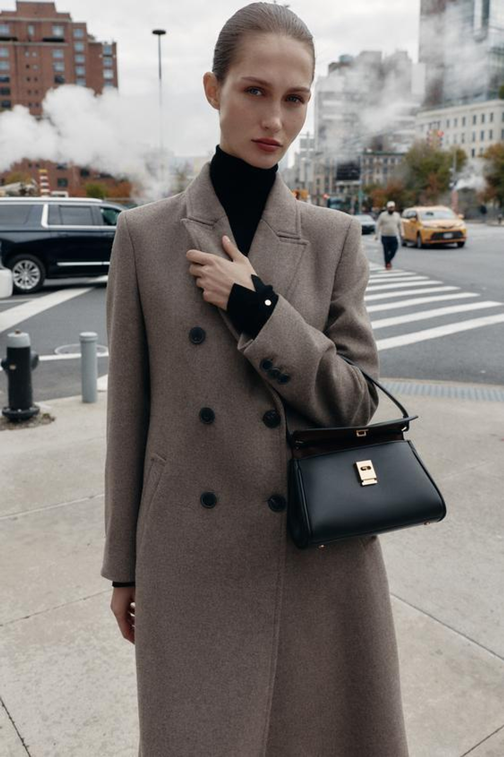 ZARA МИНИ-СУМКА, ЧЕРНЫЙ