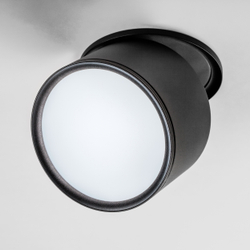 215857 Светильник ACUTO LED 12W 880LM 120G ЧЕРНЫЙ 3000/4000/6000K