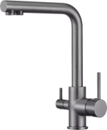 Смеситель для кухни Grocenberg GB40551BG Графит
