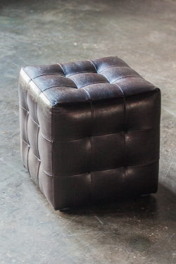 Пуф Лотос Коричневый ЭкоКожа