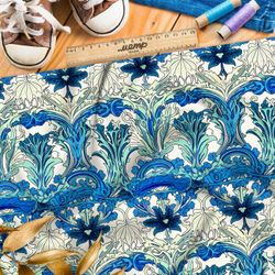 Ткань премиум шифон орнаментальные взлеты