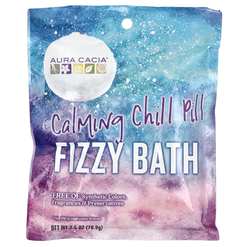 Aura Cacia, Fizzy Bath, успокаивающая таблетка от простуды, 70,9 г (2,5 унции)