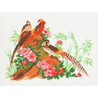 "Фазаны"-0490 канва с рисунком