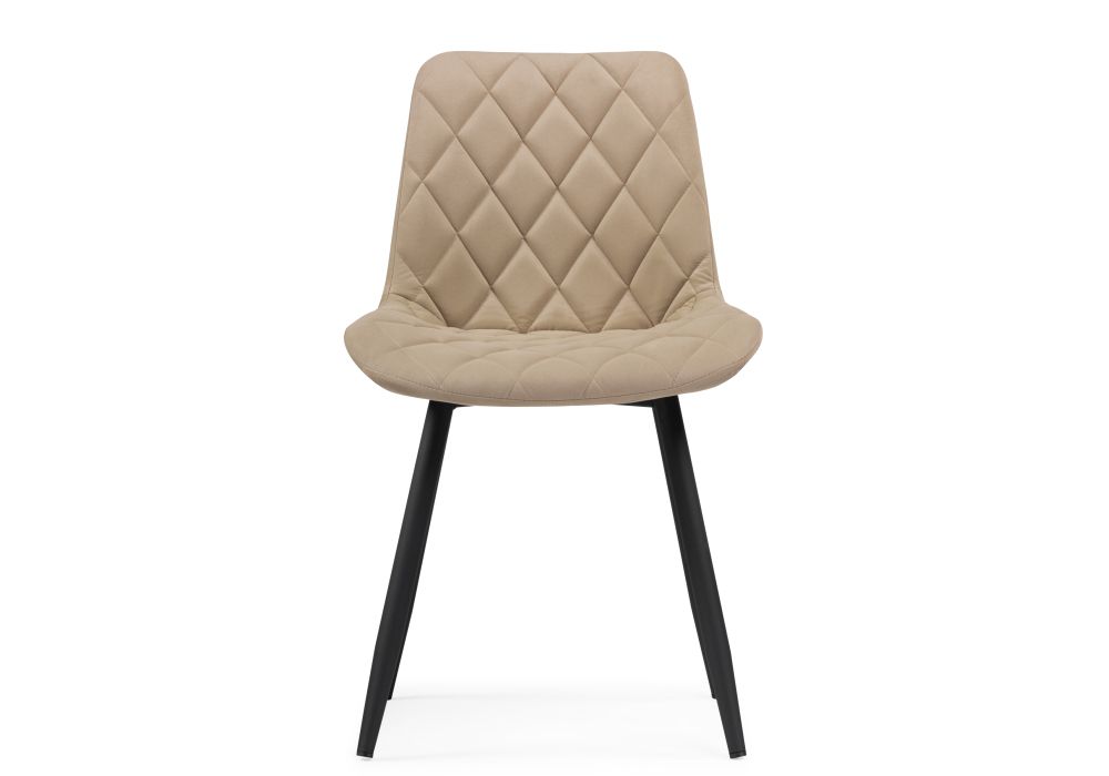 Стул на металлокаркасе Баодин Б/К бежевый / черный