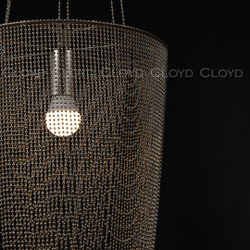 Подвесной светильник Cloyd ONASSIS P1 / Ø28 см - никель сатин (арт.11476)