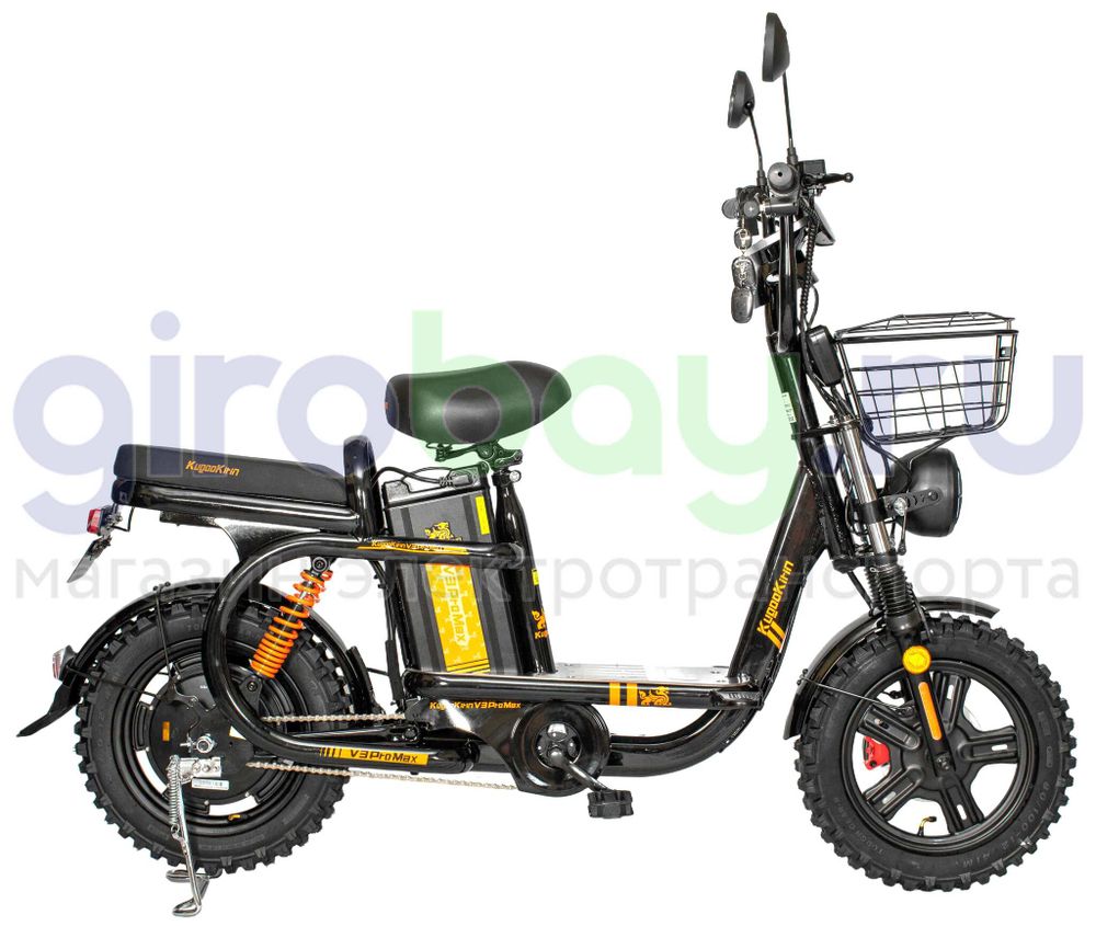 Электровелосипед Kugoo Kirin V3 PRO MAX (60V/28.6Ah) внедорожная резина фото №10
