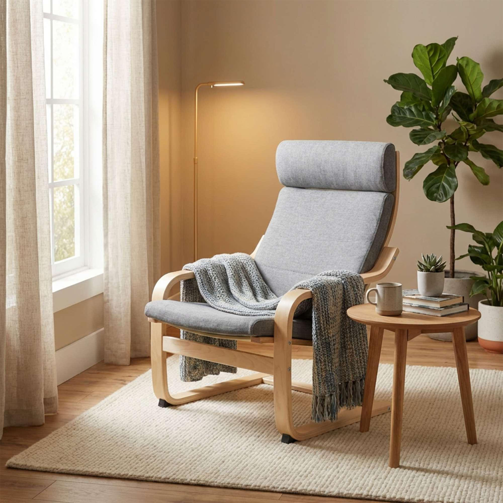 Кресло для отдыха RELAX, ткань, серый QS-9