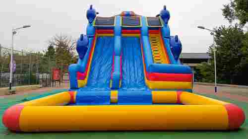 Водная горка «Дельфины» с бассейном 15*7*8 м