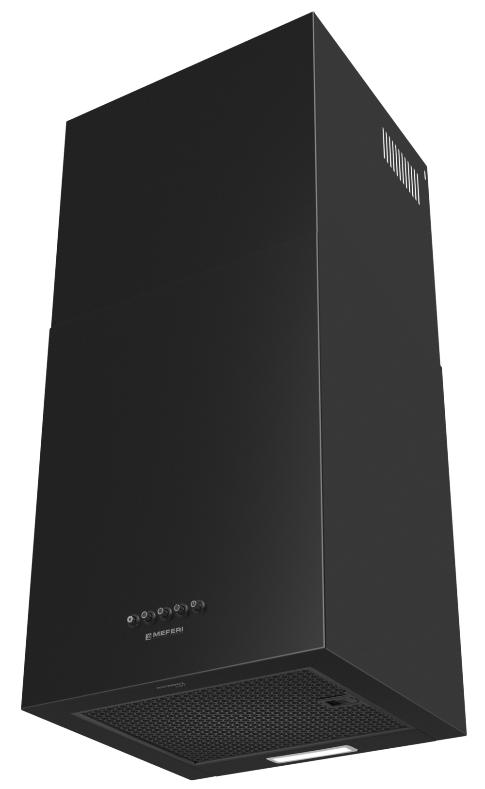 Дизайнерская пристенная вытяжка Meferi ROOMBOX40BK LIGHT фото 
