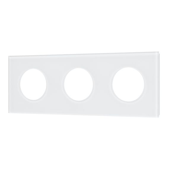 Рамка стеклянная FRM-GLARE-GC-3-WH Arlight 043838