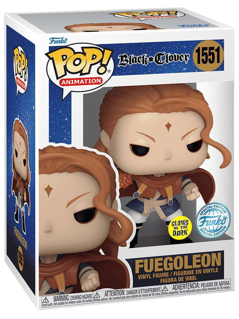 Фигурка Funko POP! Animation Black Clover Fuegoleon (GW) (Exc) (1555) 74393