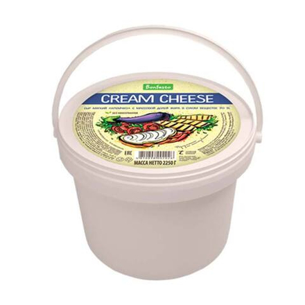 Сыр Творожный CreamCheese BONFESTO 70% 2,25 кг., шт