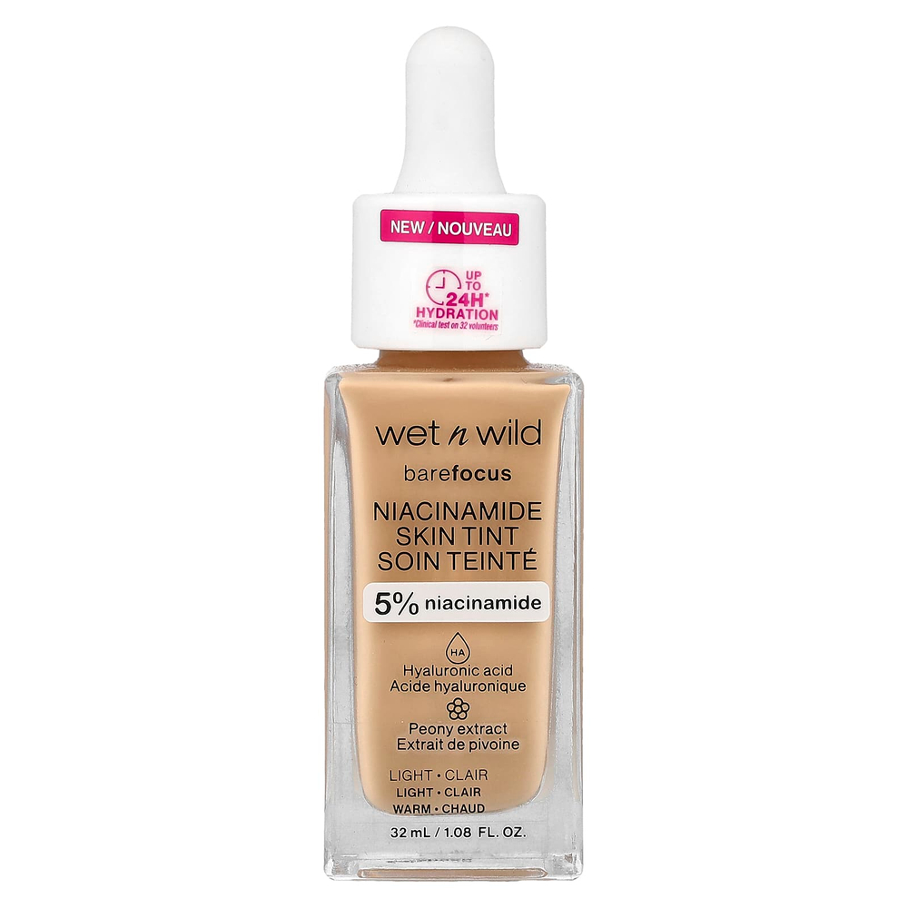 wet n wild, Barefocus, никотинамид, краситель для кожи, 1116092 светлый, 32 мл (1,08 жидк. унции)