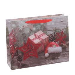 GAEM Пакет подарочный (бумага 230г/м2, блок микс 12шт), L24 W10 H18 см, 4в.