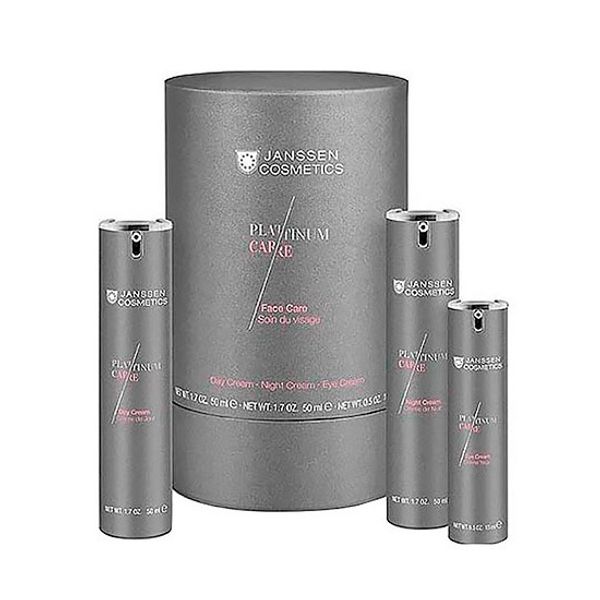 Набор c пептидами и коллоидной платиной Face Care Set, Janssen Cosmetics