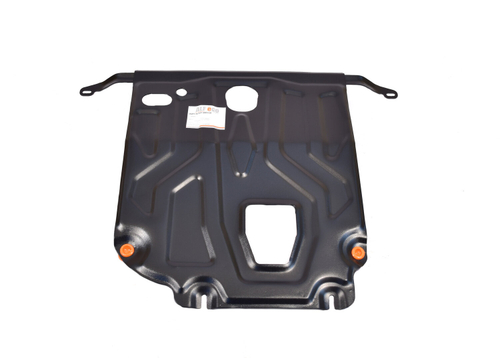 Защита картера и КПП (сталь 1,5 мм) для Kia Rio X-Line 2017-2020 (V - все), Kia Rio IV 2017-2022 (V - все), Hyundai Solaris 2017-2022 (V - все) (устан Alfeco.ALF1046st