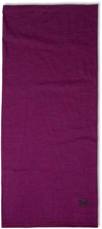 Шерстяной шарф-труба Buff Merino Lightweight Solid Magenta Фото 3