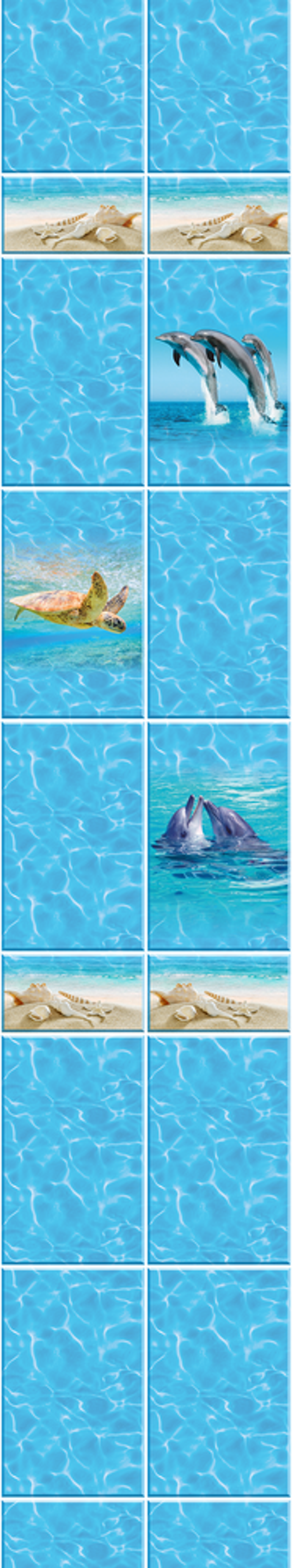 Панель ПВХ фотопечать Мальдивы вставка 2700х250мм