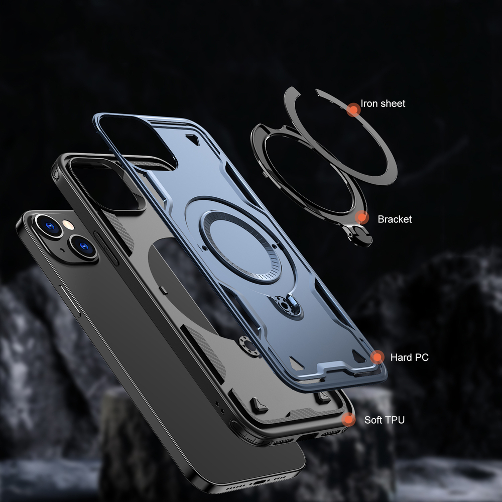 Чехол Magneto Case с кольцом для iPhone 14