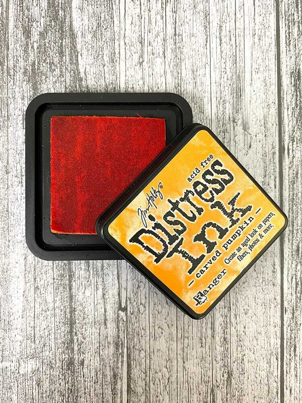 Distress Ink Pad. Carved Pumpkin