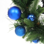 Венок хвойный «Сказочное чудо» d-40 см, ПВХ, литой ПВХ, Синий