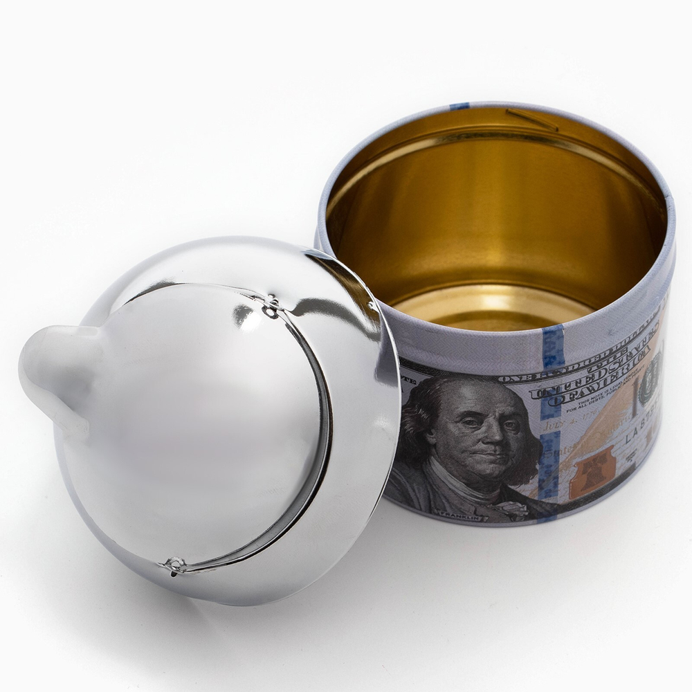 Пепельница бездымная "Доллар" 12х9см Ashtray 64E-60510