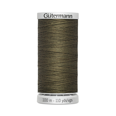 Нитки суперкрепкие Gutermann Extra Strong M782 №40 (100 метров), 5 кат. | 676 св.хаки