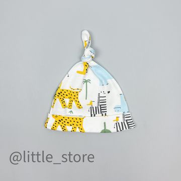 Шапочка однослойная "Веселое сафари" сахар