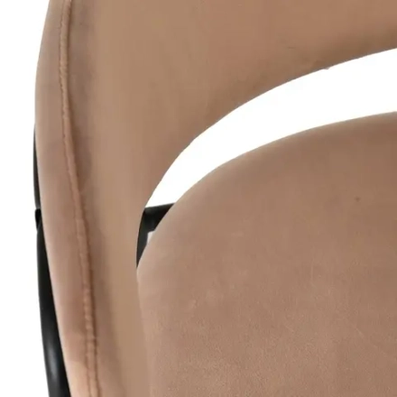 Стул Bradex Home Napoli латте с черными ножками