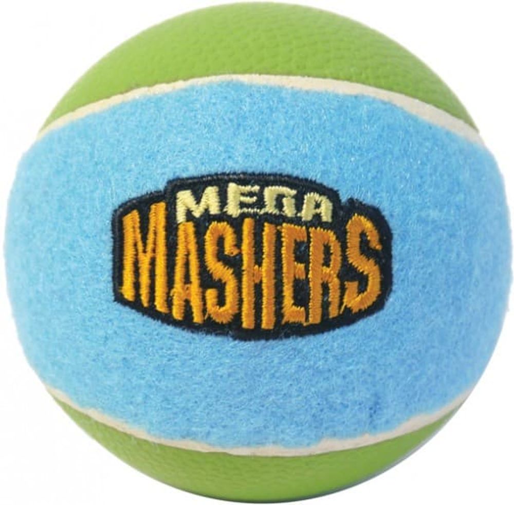 R2P игрушка для собак Mega Masher "Мячик" вспененная резина с покрытием теннисного мяча