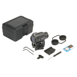 Прицел коллиматорный Veber Black Russian DOT 125 RG (закрытый, объектив 25мм, 4 МОА, метка точка красная/зеленая, вивер)