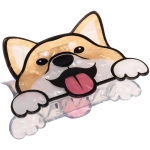 Заколка-краб для волос «#ХВОСТИКИ-КОСИЧКИ», корги Лучик, цвет рыжий, 9*5,5см