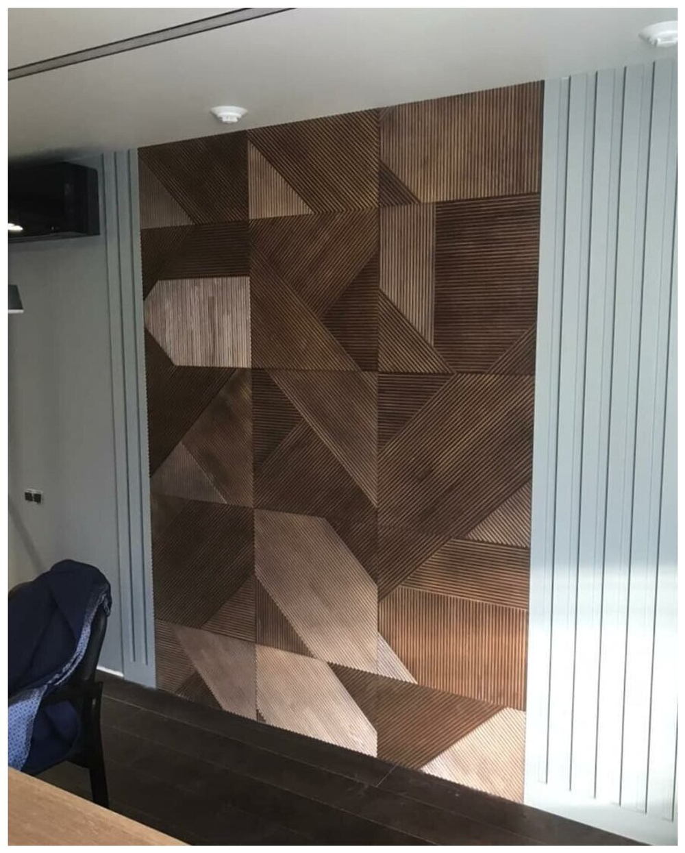 Рифленые стеновые панели из Сосны