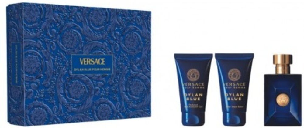 VERSACE DYLAN BLUE HOMME EDT SET 50 ML + S/G 50 +A/S BLAM 50 ML VERSACE DYLAN BLUE HOMME EDT SET 50 ML + S/G 50 +A/S BLAM 50 ML