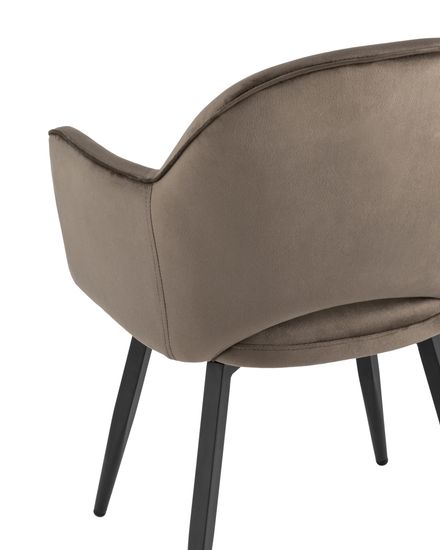 Стул Венера вращающийся, велюр коричневый NP