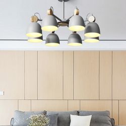 Люстра На Штанге Rolla 8 Gray By Imperiumloft