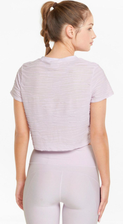 Женская теннисная футболка Puma Studio Skimmer Tee - Purple